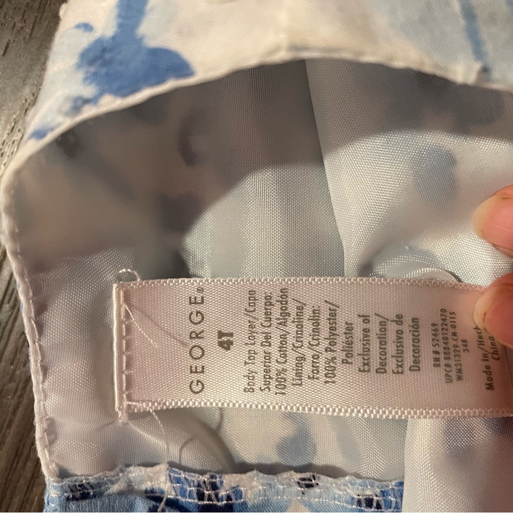 Blue summer dress